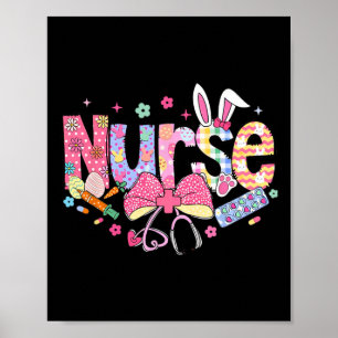 Krankenschwester Ostertag Niedlich Kokette Stethos Poster
