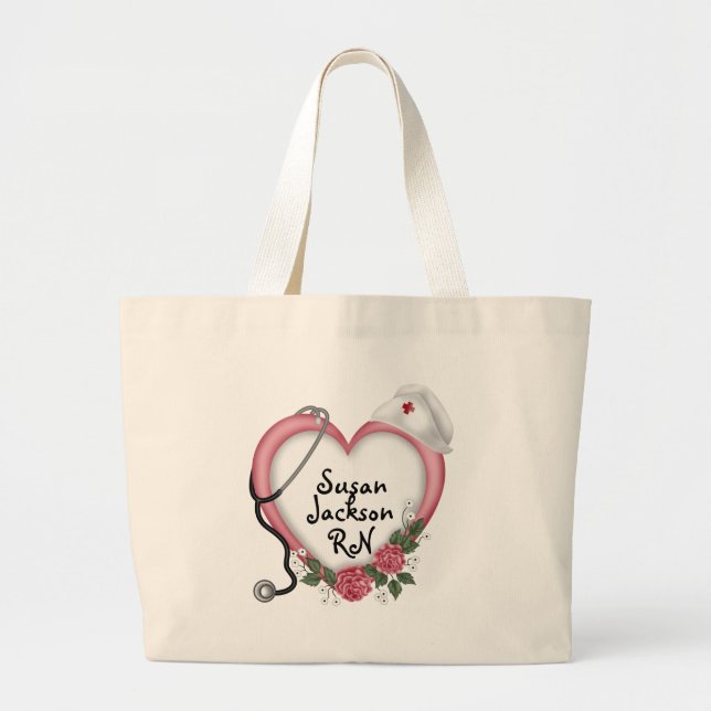 Krankenschwester-personalisierte Tasche (Vorne)