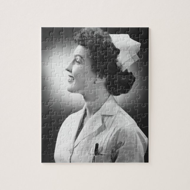Krankenschwester posierend puzzle (Vertikal)
