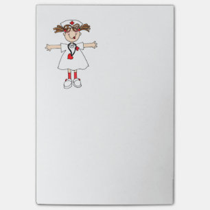 Krankenschwester Post-it Klebezettel