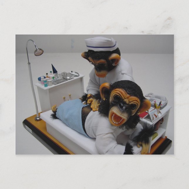 Krankenschwester Postkarte (Vorderseite)