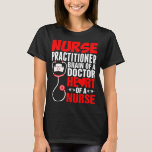 Krankenschwester-Praktiker-Gehirn eines Doktors T-Shirt