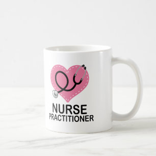 Krankenschwester-Praktiker-Herz-Stethoskop Tasse