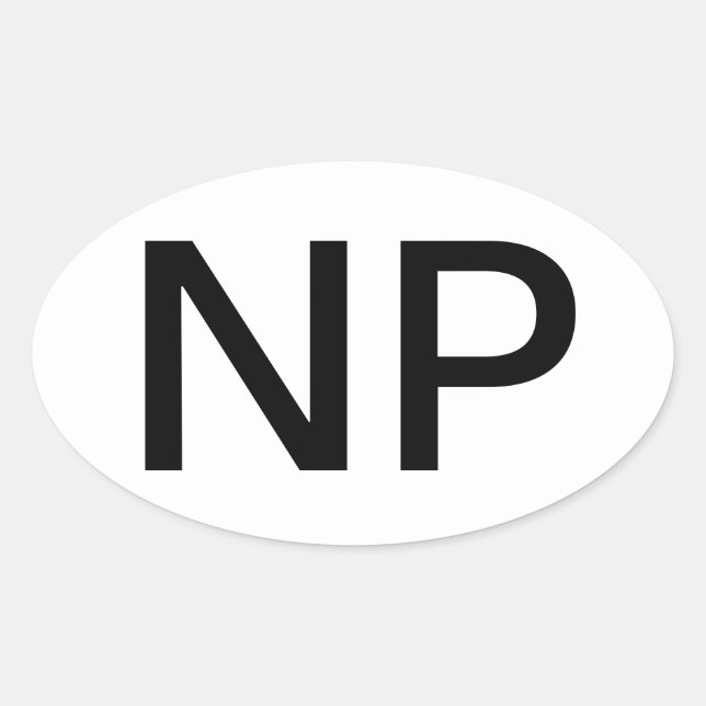 Krankenschwester-Praktikeraufkleber Ovaler Aufkleber (Vorderseite)