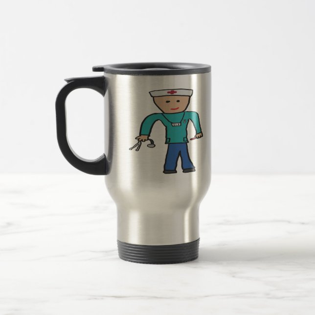 Krankenschwester Reisebecher (Links)