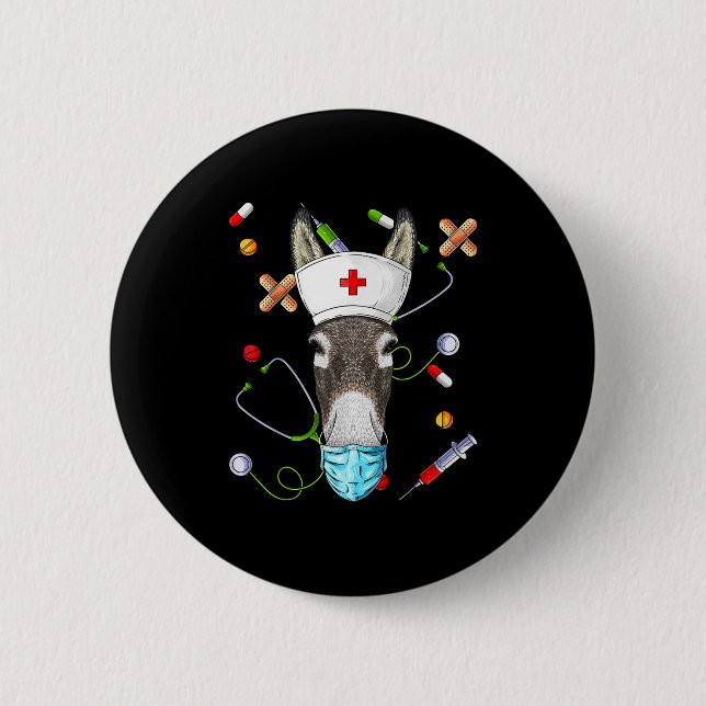 Krankenschwester rn lustige er Krankenpflegeschule Button (Vorderseite)
