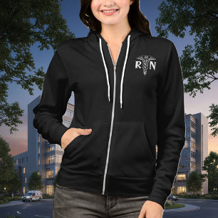 Krankenschwester RN mit Kaduceus-Symbol Hoodie