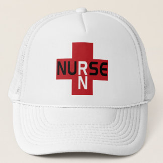 KRANKENSCHWESTER RN RED HAT TRUCKERKAPPE
