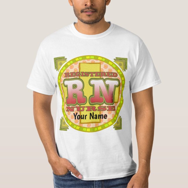 Krankenschwester RN T-Shirt (Vorderseite)