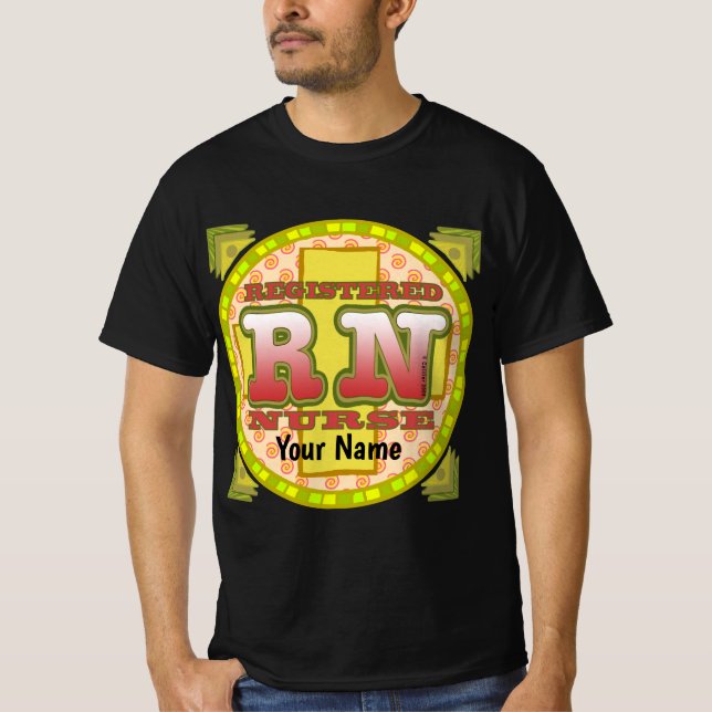 Krankenschwester RN T-Shirt (Vorderseite)