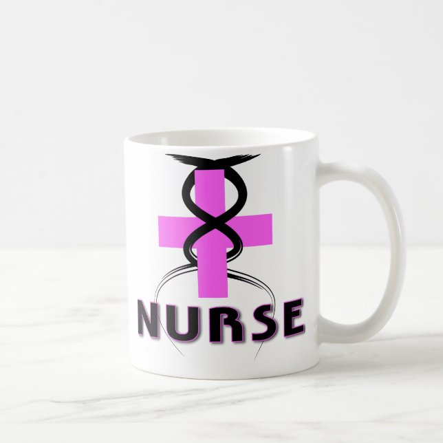 KRANKENSCHWESTER-ROSA TASSE (Rechts)