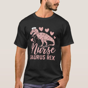 Krankenschwester Saurus Rex Lustiges Krankenpflege T-Shirt