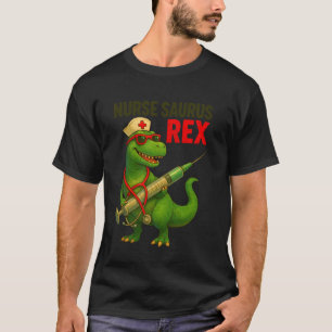 Krankenschwester Saurus T-Rex Dinosaurium Lustig R T-Shirt