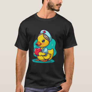 Krankenschwester-Schätzungs-Medizin-Gummiente Gumm T-Shirt