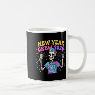 Krankenschwester Skelett Neujahrs-Crew 2026 Lustig Kaffeetasse