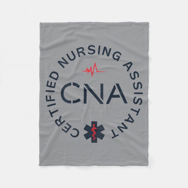 Krankenschwester Sofort Certified Nursing Istant C Fleecedecke (Vorderseite)