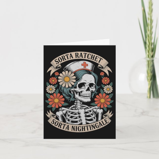 Krankenschwester Sorta Ratchet Sorta Nightingale S Karte (Vorderseite)