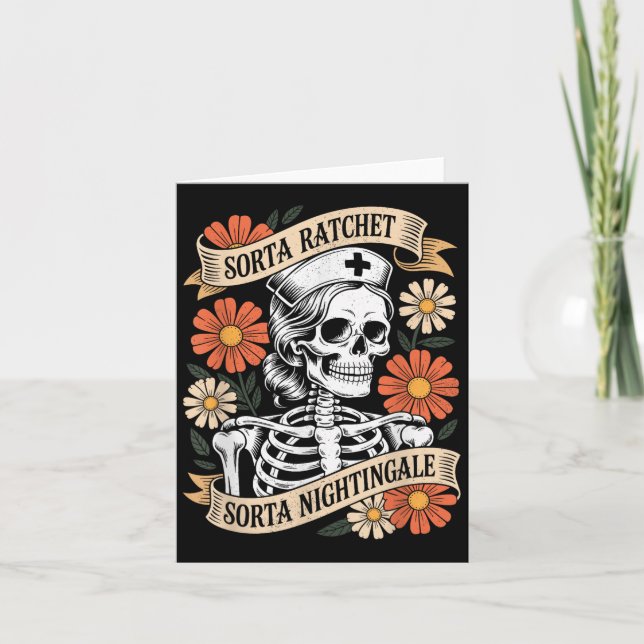 Krankenschwester Sorta Ratchet Sorta Nightingale S Karte (Vorderseite)