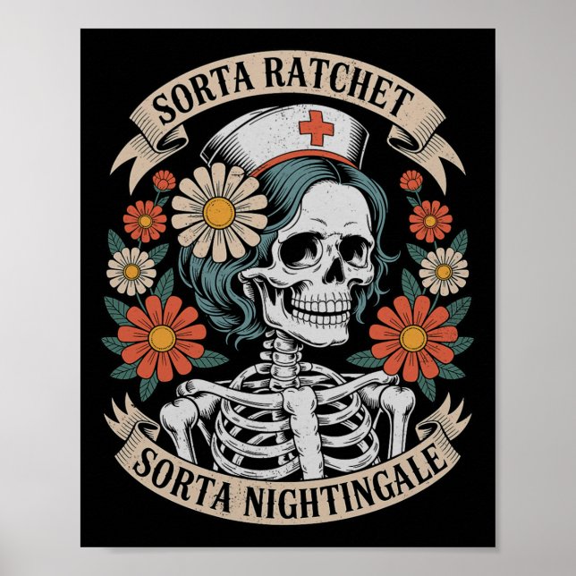Krankenschwester Sorta Ratchet Sorta Nightingale S Poster (Vorne)