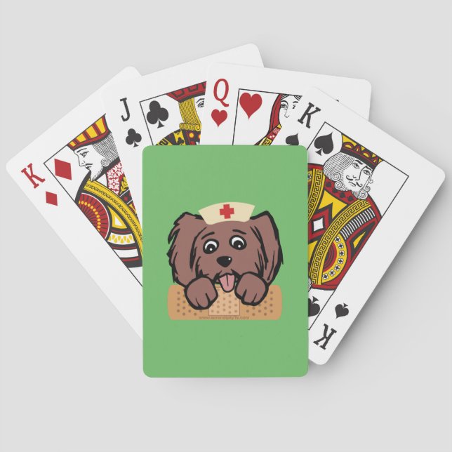 Krankenschwester Spielkarten (Rückseite)