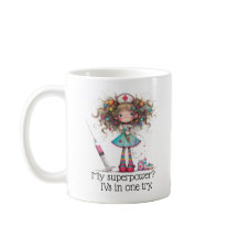 Krankenschwester-Sprüche - Meine Superkraft-Tasse