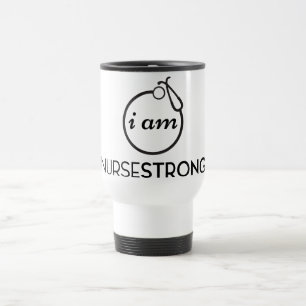 Krankenschwester-starke Kaffee-Tasse für Reisebecher