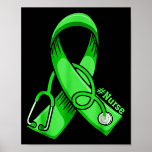 Krankenschwester Stethoscope Green Ri Poster
