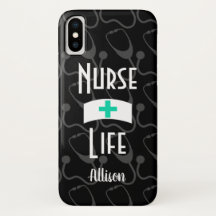 Krankenschwester Stethoscope Medizinisches Muster 