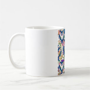 Krankenschwester Stethoskop Herz Muster Kaffeetasse