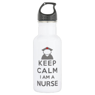 Krankenschwester Symbol Bleib ruhig ich bin Kranke Trinkflasche