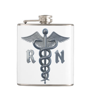 Krankenschwester-Symbol Flachmann