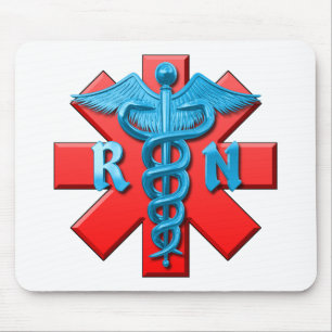 Krankenschwester-Symbol Mousepad