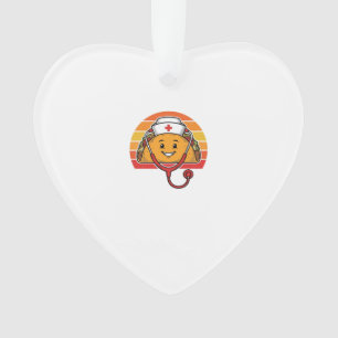 Krankenschwester Taco Retro Vintage Gravur Design_ Ornament