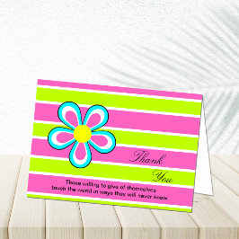 Krankenschwester-Tageskarte -- Mit Blumen Dankeskarte