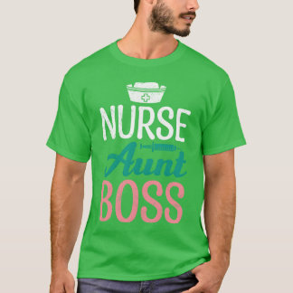 Krankenschwester Tante Chef Muttertag Tanten Junge T-Shirt