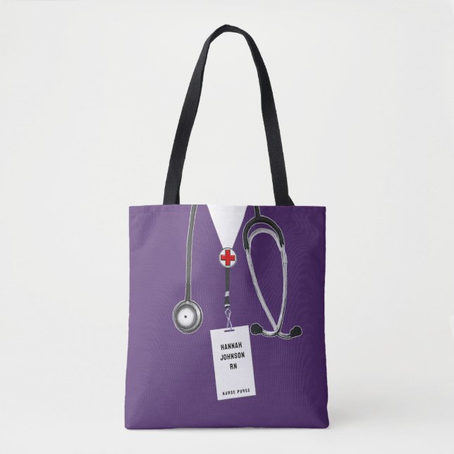 Krankenschwester-Tasche Lila (Vorderseite)
