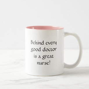 Krankenschwester-Tasse Zweifarbige Tasse