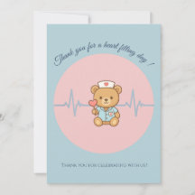 Krankenschwester-Teddybär-Dankeskarten