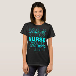 Krankenschwester-Text T-Shirt