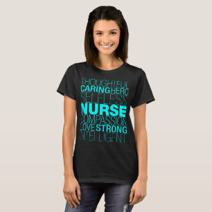 Krankenschwester-Text T-Shirt