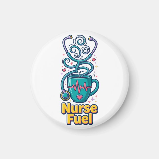 Krankenschwester-Treibstoff-Magnet Magnet (Vorne)
