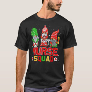 Krankenschwester-Trupp Weihnachts-Gnome Xmas Krank T-Shirt