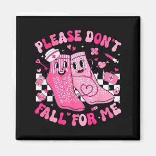 Krankenschwester Valentine Rutschfeste Socken Bitt Magnet
