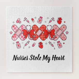 Krankenschwester Valentine XOXO Verband Stethoskop Puzzle