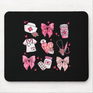 Krankenschwester Valentinstag Valentine Er Icu Nic Mousepad