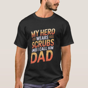 Krankenschwester Vater Vatertag Design für pflegen T-Shirt