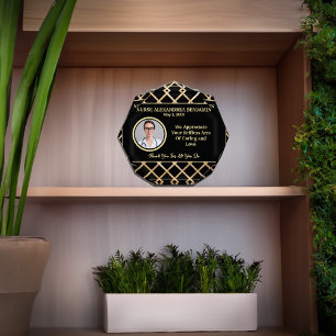 Krankenschwester Vielen Dank Wertschätzung Gold Pe Fotoblock