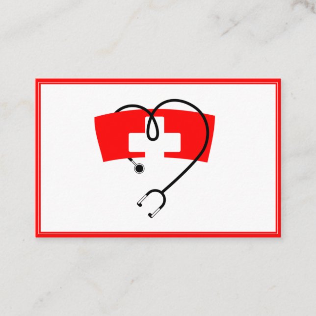 Krankenschwester Visitenkarte (Vorderseite)