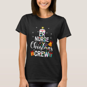 Krankenschwester Weihnachten Crew Pflegekasack Med T-Shirt