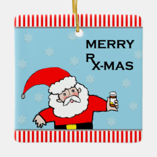 Krankenschwester-Weihnachten Keramikornament